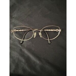 Luxottica Eyeglasses LU2242-T342 Gold Metal Frame 53-18-135 Full Rim M653